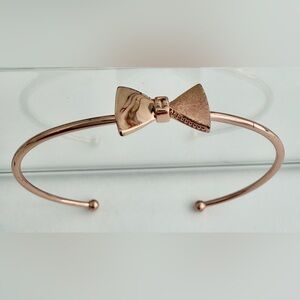 Rose Gold Bow Cuff Bracelet
